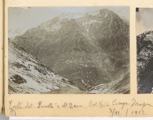 Testa del Sulé e Monte Lera, dal Colle Coupe Trape, 1912/11/03