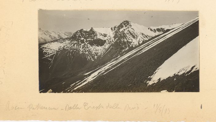 Rocca Patanua dalla Cresta dell'Adois, 1913/05/11