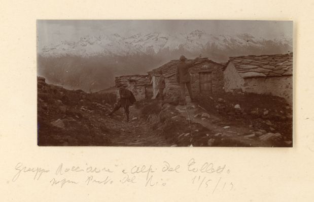 Gruppo Rocciavrè e Alpi del Colletto sopra Prato del Rio, 1913/05/11