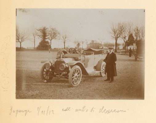 Superga ... con l'auto di Marconi, 1912/11/01
