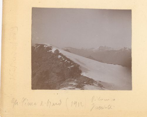 Ghiacciaio Cima di Bard, 1912