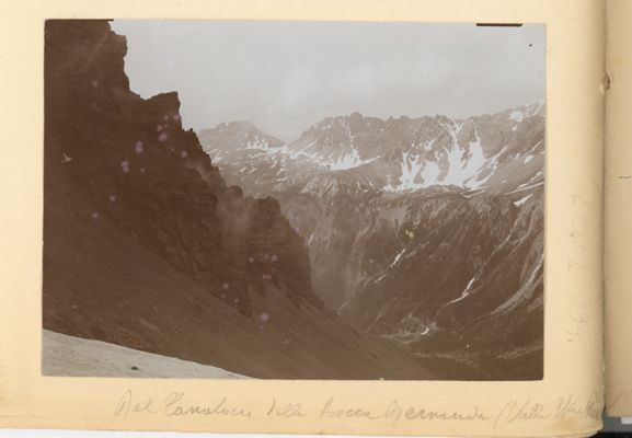 Dal Canalone della Rocca Bernauda, 1912 (?)