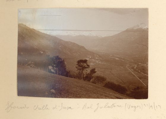 Fondo Valle di Susa dal Folatone (Vaie), 1913/09/21