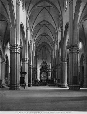 Fratelli Alinari, Bologna - Basilica di S. Petronio, Interno. (Antonio Vincenzi), 1943 - 1952