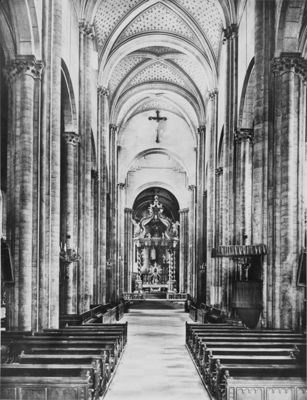 Fratelli Alinari, Interno della cattedrale di Trento, 1943 - 1945