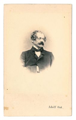 Adolf Ost , Ritratto maschile, 1850 - 1874