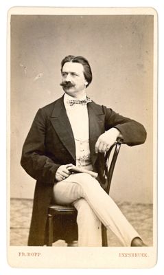 Friedrich Bopp, Ritratto maschile, 1865 - 1869