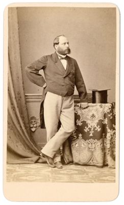 Anton Lentsch, Ritratto maschile, 1868