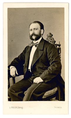 Luigi Perini, Ritratto maschile, 1855 - 1869