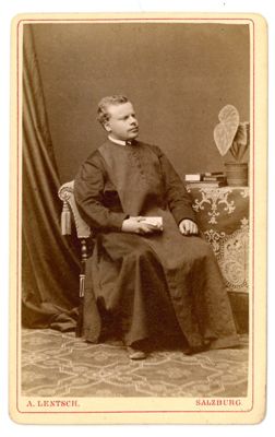 Anton Lentsch, Ritratto di prelato, 1868