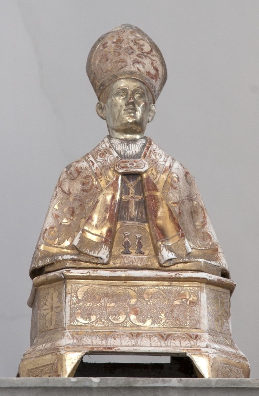 Artigianato molisano sec. XIX, Busto con San Gennaro