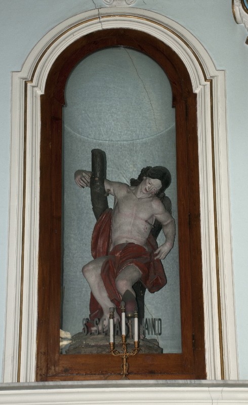 Scultore molisano sec. XVIII, Statua di San Sebastiano