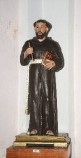 Ambito molisano sec. XIX, Statua con San Francesco d'Assisi