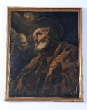 Ambito napoletano sec. XVIII, Dipinto con San Pietro