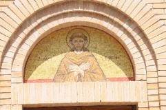Ambito molisano sec. XX, Mosaico con San Francesco d'Assisi