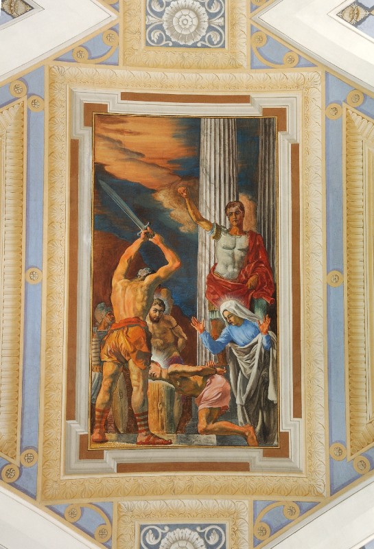 Trivisonno A. (1949), Dipinto con martirio di Santi Marciano Nicandro e Daria