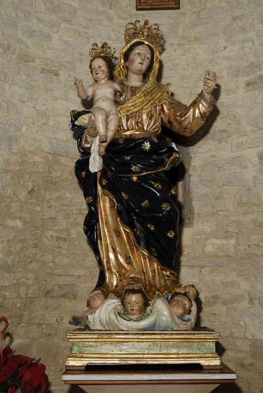 Colombo Giacomo secc. XVII- XVIII, Statua della Madonna con Gesù Bambino