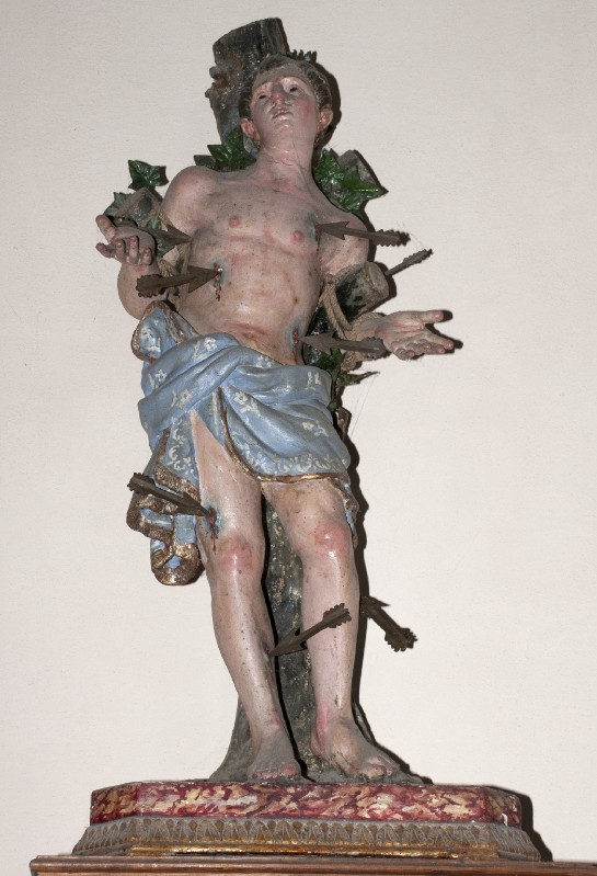 Scultore molisano sec. XIX, Statua di San Sebastiano