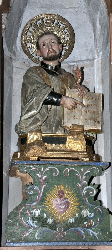 Scultore dell'Italia meridionale sec. XIX, Busto di San Francesco Caracciolo