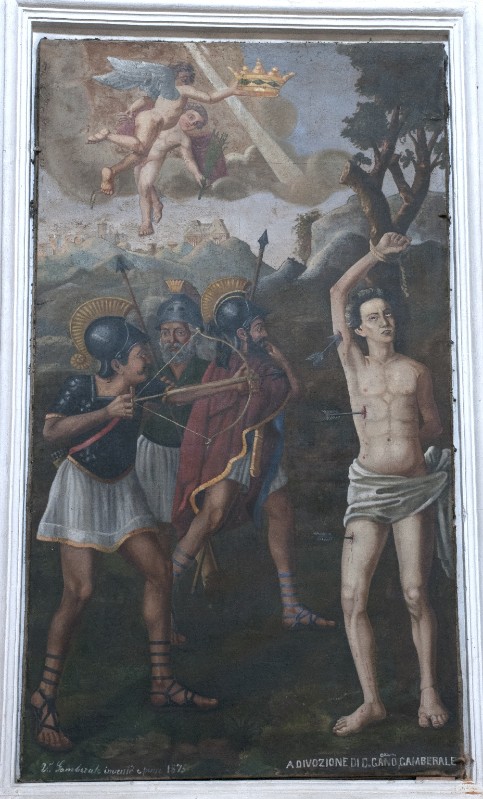 Ambito molisano (1875), Dipinto di San Sebastiano