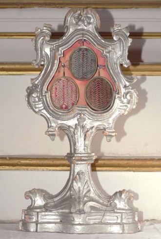 Bottega abruzzese secc. XVIII-XIX, Reliquiario a ostensorio
