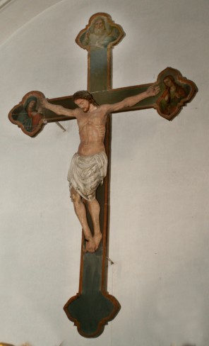 Bottega abruzzese sec. XIX, Croce dipinta
