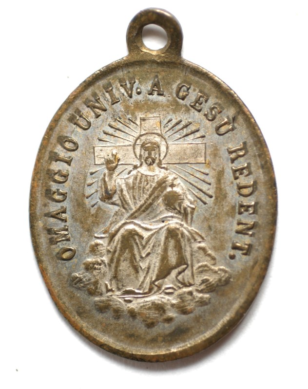 Bottega romana (1900), Medaglietta con Papa Leone XIII