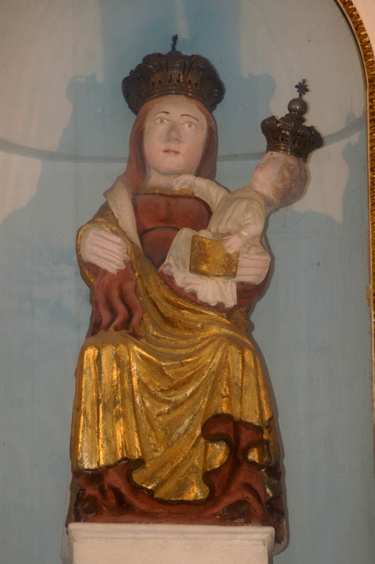 Bottega abruzzese sec. XV, Scultura Madonna della neve