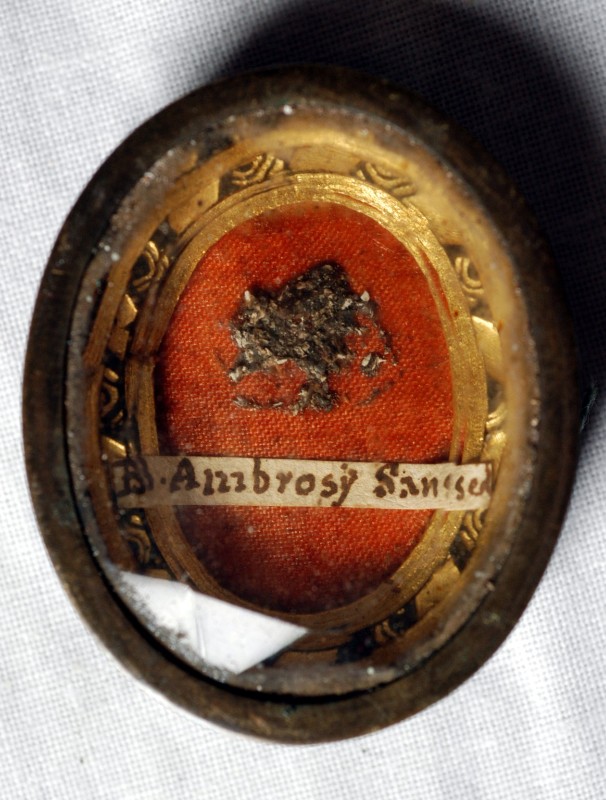 Bottega abruzzese sec. XIX, Reliquiario del B. Ambrogio Sansedoni