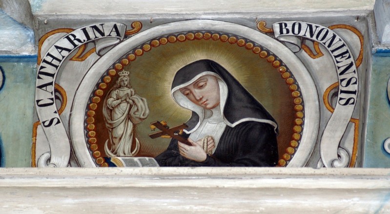 Bottega abruzzese secc. XIX-XX, Dipinto S. Caterina da Bologna