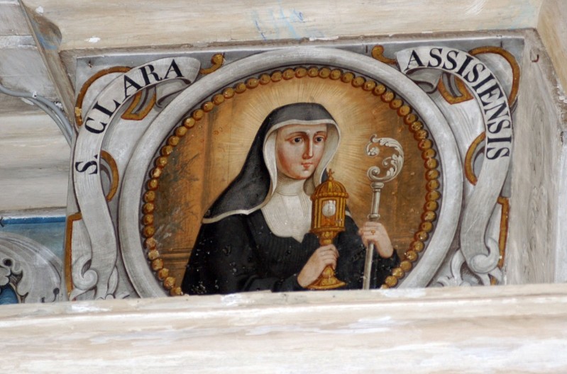 Bottega abruzzese sec. XIX, Dipinto S. Chiara d'Assisi