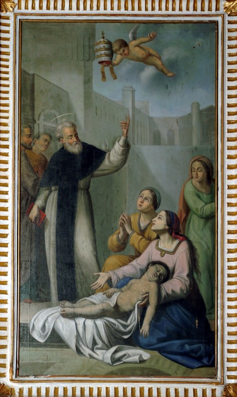 Palmerio F. (1891), Dipinto Miracolo di S. Celestino