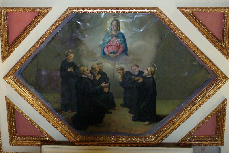 Palmerio F. (1891-1904), Dipinto Madonna addolorata e fondatori Servi di Maria
