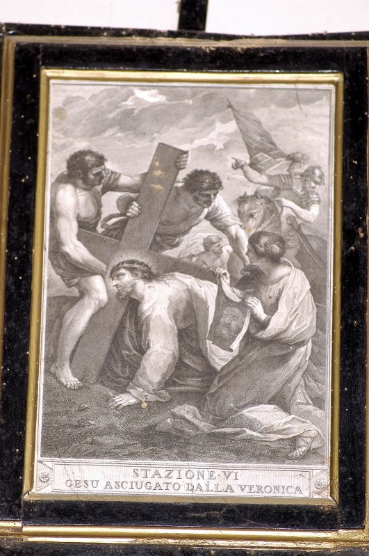 Ambito romano sec. XIX, Gesù asciugato dalla Veronica