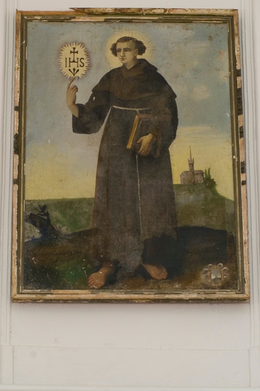 Pittore abruzzese sec. XVII, San Bernardino da Siena