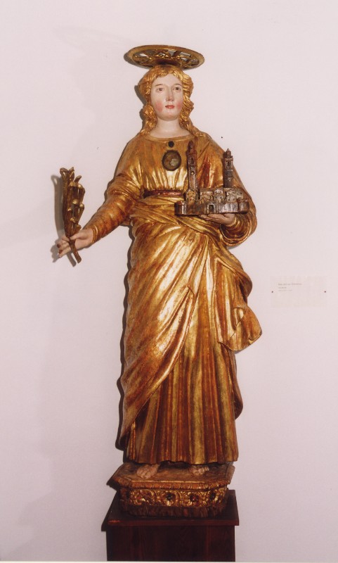 Bottega abruzzese sec. XVII, Statua reliquiario di santa Reparata