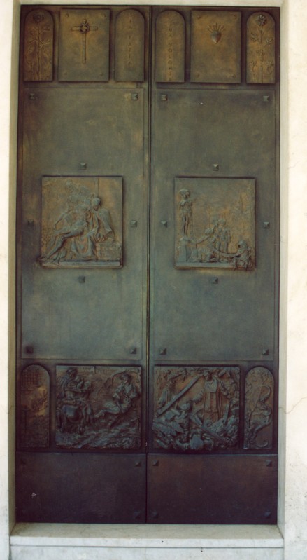 Sergiacomi Aldo (1977), Portale destro della Passione di Cristo in bronzo