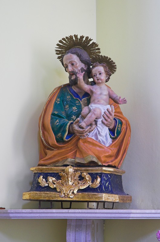 Colombo G. sec. XVIII, Statua con San Giuseppe
