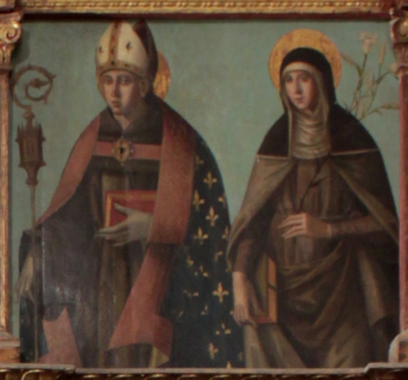 Luce G. sec. XVI, Santi Ludovico da Tolosa e Chiara d'Assisi