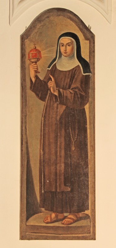 Ambito lucano sec. XVIII, Dipinto di Santa Chiara d'Assisi