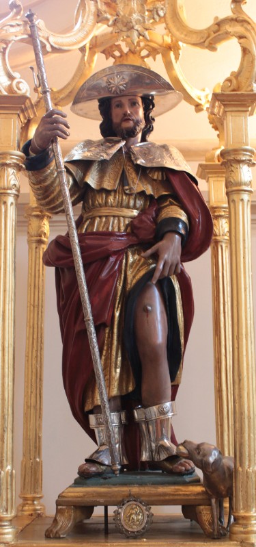 Ambito dell'Italia merid. sec. XIX, Statua processionale di San Rocco