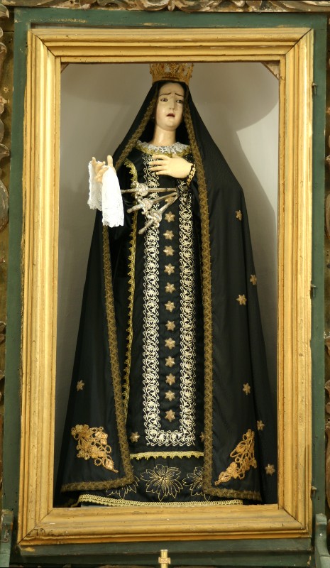 Bottega andriese sec. XIX, Statua raffigurante la Madonna Addolorata