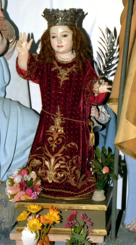 Bottega andriese sec. XIX, Gesù Bambino benedicente
