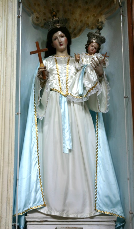 Bottega napoletana sec. XIX, Madonna con Gesù Bambino