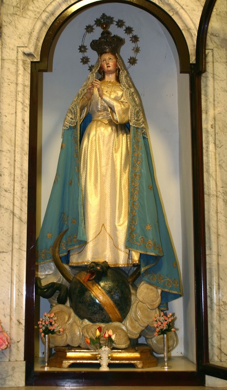 Bottega napoletana sec. XIX, Madonna Immacolata