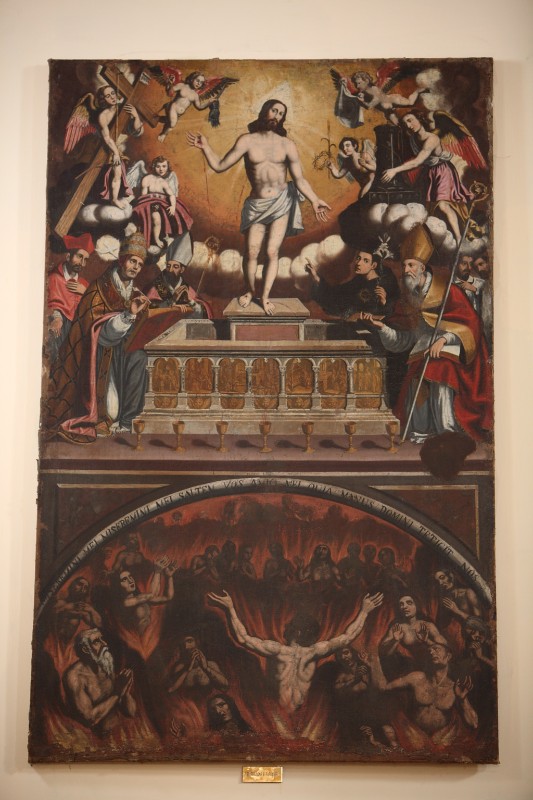 Attribuito a Bresciano G. sec. XV, Gesù Cristo risorto