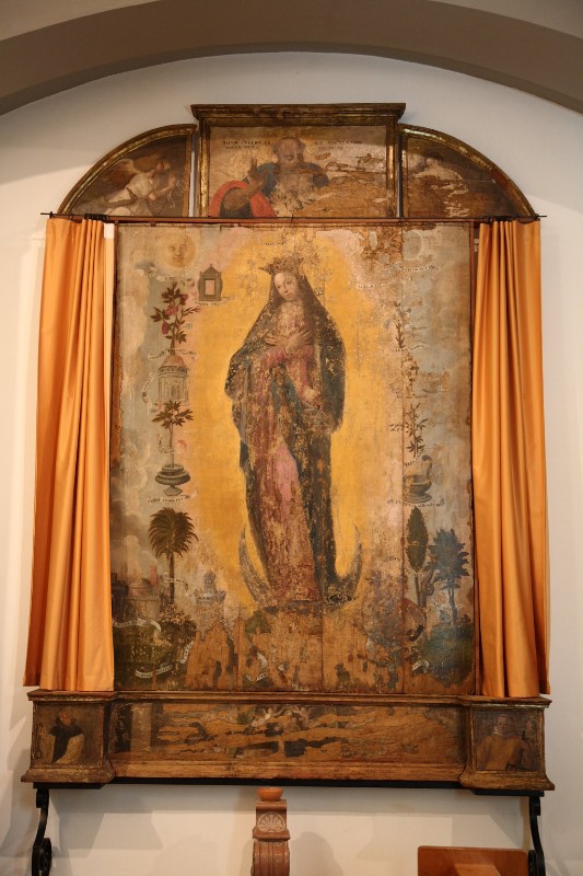 Ambito dell'Italia meridionale (1584), Madonna immacolata e santi