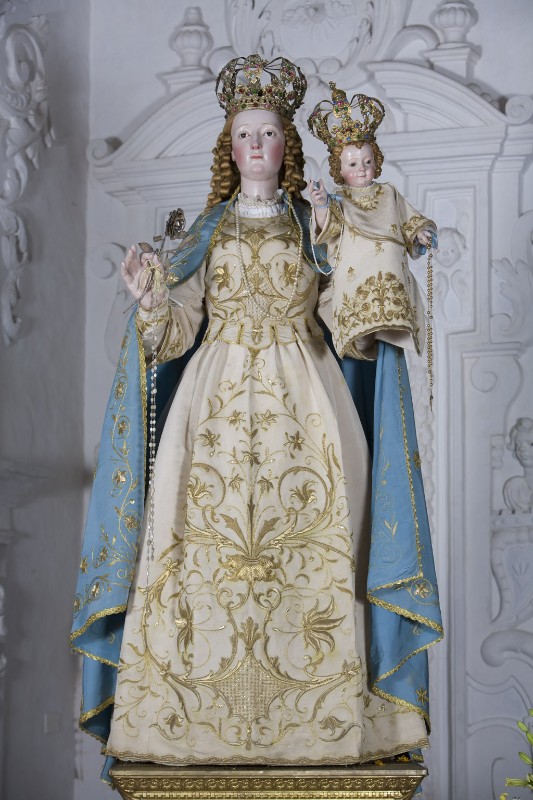 Bott. napoletana sec. XIX, Statua della Madonna con Gesù Bambino