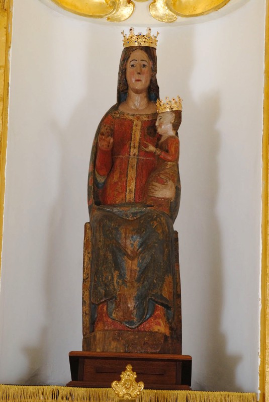 Bott. lucana sec. XIV, Statua della Madonna col Bambino