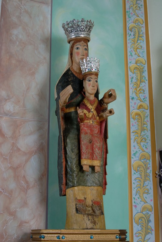 Bott. catalana fine sec. XII, Madonna con Gesù Bambino